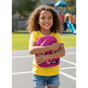 Fortnite Pink Bear Lunch Bag - Insulated Kids Lunch Box